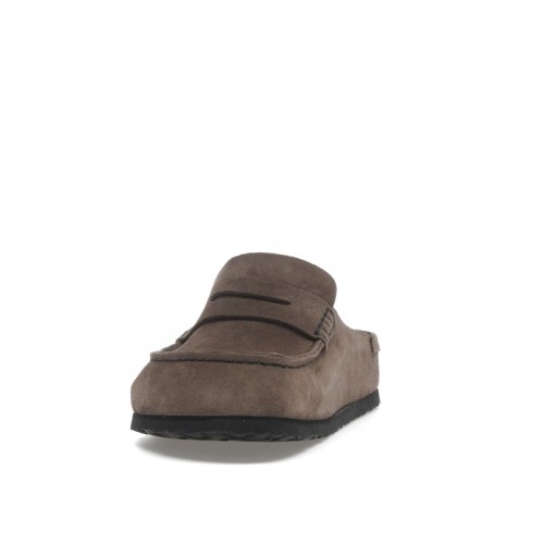 Birkenstock Naples Wrapped Suede Leather Concrete Grey - мужская сетка размеров