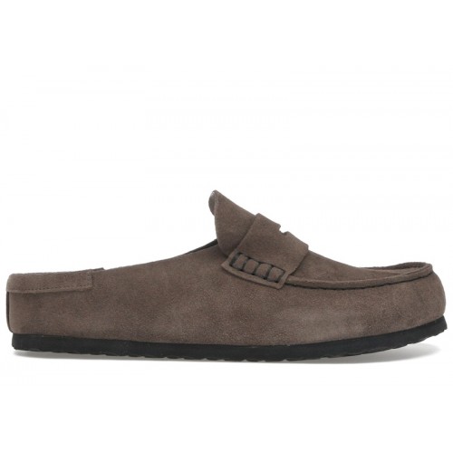 Birkenstock Naples Wrapped Suede Leather Concrete Grey - мужская сетка размеров