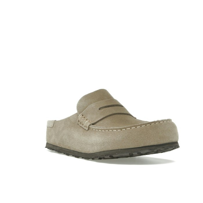 Birkenstock Naples Wrapped Suede Leather Taupe - мужская сетка размеров Birkenstock Naples Wrapped Suede Leather Taupe - мужская сетка размеров