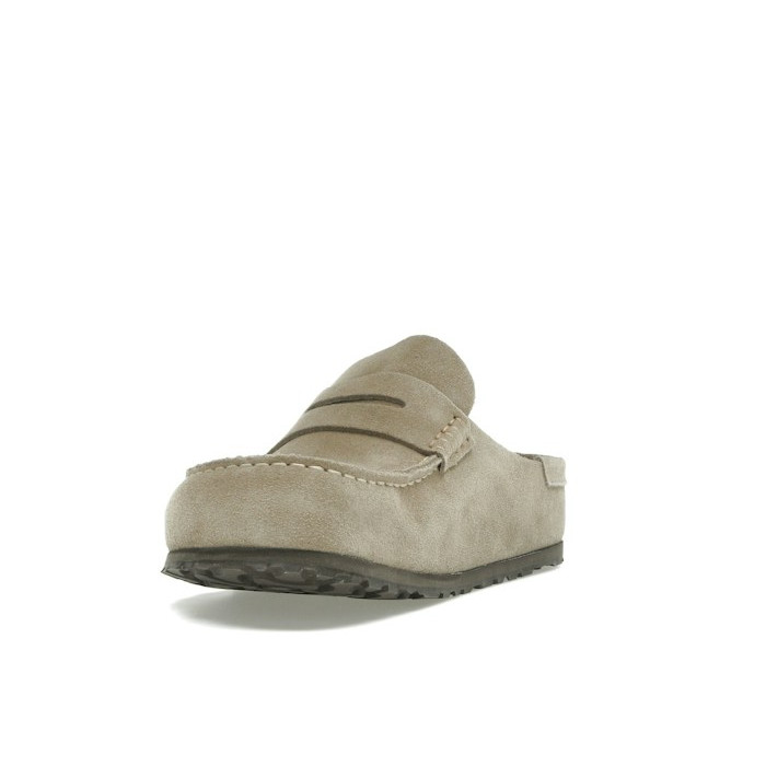 Birkenstock Naples Wrapped Suede Leather Taupe - мужская сетка размеров Birkenstock Naples Wrapped Suede Leather Taupe - мужская сетка размеров