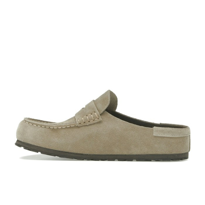 Birkenstock Naples Wrapped Suede Leather Taupe - мужская сетка размеров Birkenstock Naples Wrapped Suede Leather Taupe - мужская сетка размеров