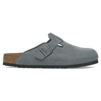 Birkenstock Boston Soft Footbed Suede Basalt Gray