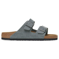 Birkenstock Arizona Soft Footbed Suede Leather Basalt Grey