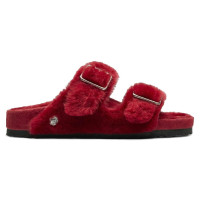 Birkenstock 1774 Arizona Shearling Red