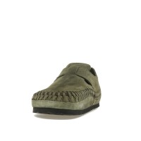 Birkenstock London Braided Shearling Kith Olive Night