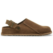 Birkenstock Lutry Premium Suede Dark Tea