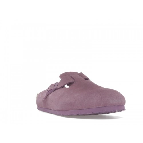Birkenstock Boston Suede Leather Mauve - мужская сетка размеров