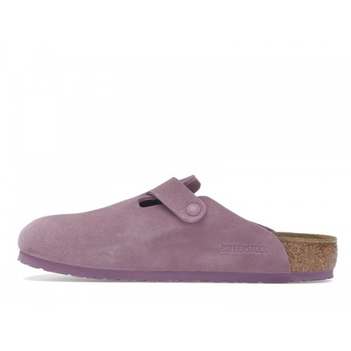 Birkenstock Boston Suede Leather Mauve - мужская сетка размеров