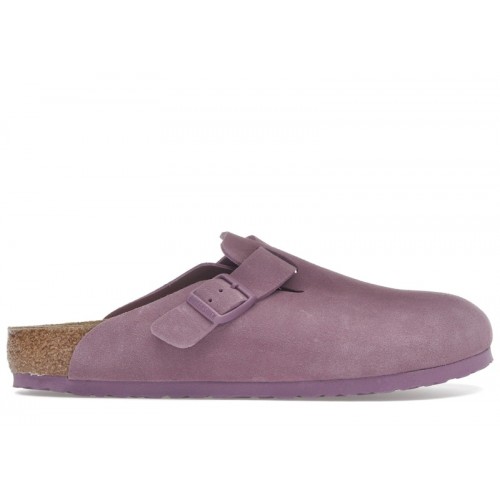 Birkenstock Boston Suede Leather Mauve - мужская сетка размеров