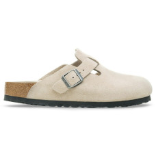 Birkenstock Boston Soft Footbed Suede Oyster Tonal