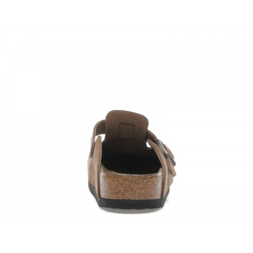 Birkenstock Boston Soft Footbed Suede Dark Tea Tonal - мужская сетка размеров