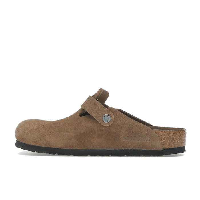 Birkenstock Boston Soft Footbed Suede Dark Tea Tonal - мужская сетка размеров Birkenstock Boston Soft Footbed Suede Dark Tea Tonal - мужская сетка размеров