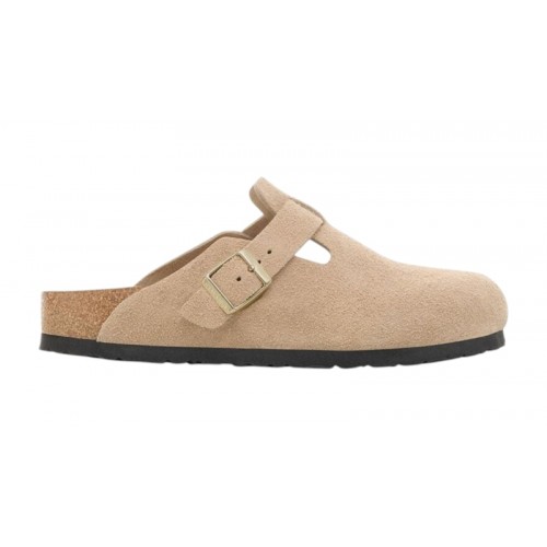 Birkenstock Boston Suede Leather Sandcastle - мужская сетка размеров