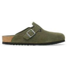 Birkenstock Boston Soft Footbed Suede Thyme Tonal