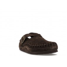 Birkenstock Boston Braided Suede Kith Mocca