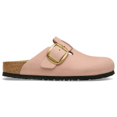 Birkenstock Boston Big Buckle Nubuck Soft Pink