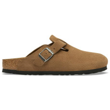 Birkenstock Boston Suede Leather Dark Tea