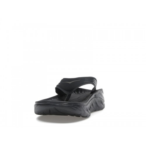 HOKA Ora Recovery Flip Slide Black - мужская сетка размеров