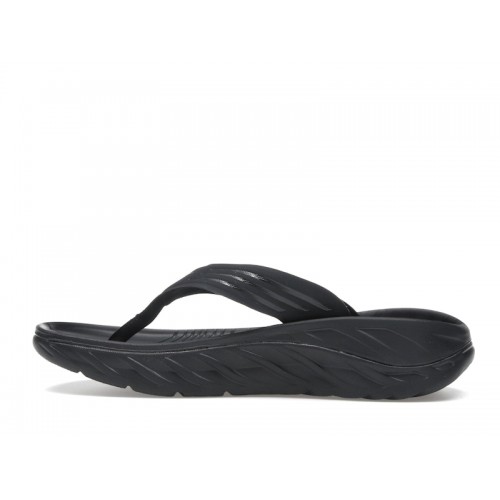 HOKA Ora Recovery Flip Slide Black - мужская сетка размеров