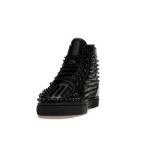 Christian Louboutin Spikes High Black