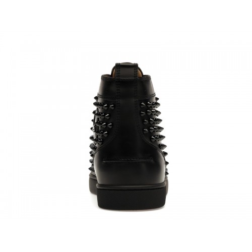 Christian Louboutin Spikes High Black - мужская сетка размеров