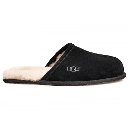 UGG Scuff Slipper Black - мужская сетка размеров