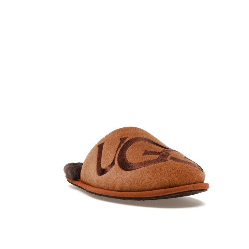 UGG Scuff Logo Slipper Chestnut Espresso - мужская сетка размеров