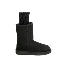 Женские UGG Knit Classic Short II Boot sacai Black (W)