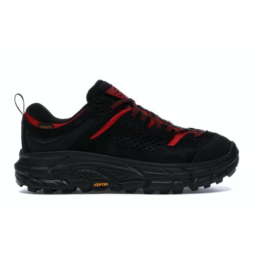 Кроссы Hoka One One Tor Ultra Low Engineered Garments Black Red - мужская сетка размеров