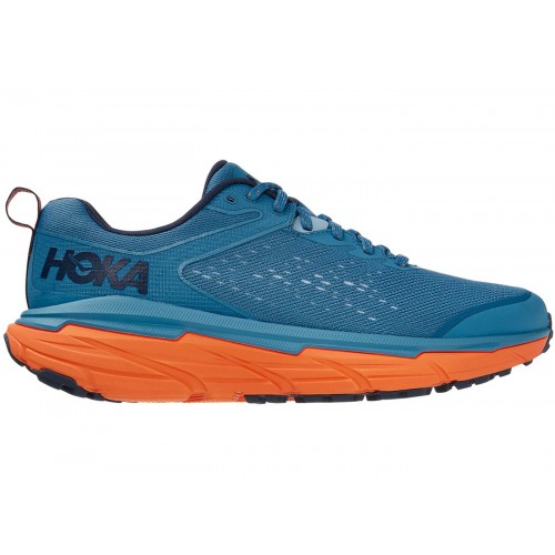 Кроссы Hoka One One Challenger ATR 6 Provincial Blue Carrot - мужская сетка размеров