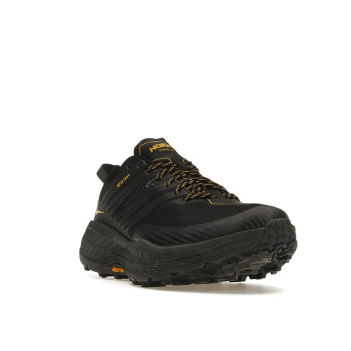 Кроссы Hoka One One Speedgoat 4 Gore-Tex Black Yellow - мужская сетка размеров