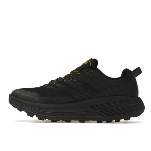 Кроссы Hoka One One Speedgoat 4 Gore-Tex Black Yellow - мужская сетка размеров