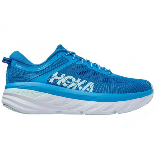 Кроссы Hoka One One Bondi 7 Ibiza Blue - мужская сетка размеров