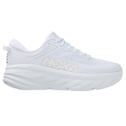 Кроссы Hoka One One Bondi 7 White - мужская сетка размеров