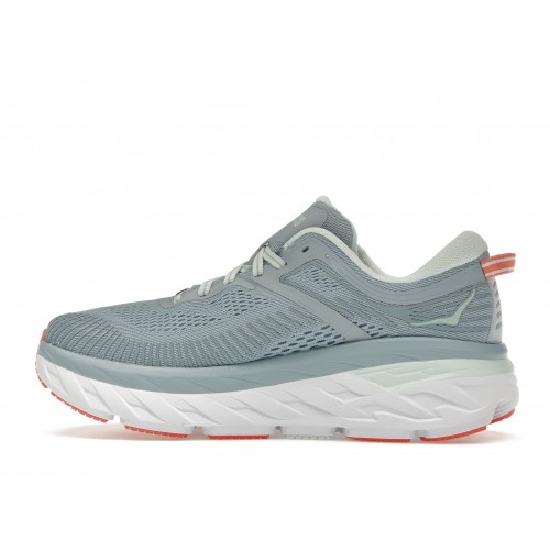 Кроссы Hoka One One Bondi 7 Blue Fog (W) - женская сетка размеров