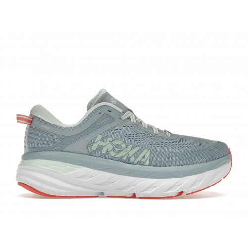 Кроссы Hoka One One Bondi 7 Blue Fog (W) - женская сетка размеров