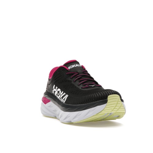 Кроссы Hoka One One Bondi 7 Blue Graphite Festival Fuchsia (W) - женская сетка размеров