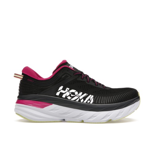 Кроссы Hoka One One Bondi 7 Blue Graphite Festival Fuchsia (W) - женская сетка размеров