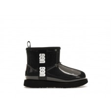 Детские UGG Classic Clear Mini II Boot Black (Kids)