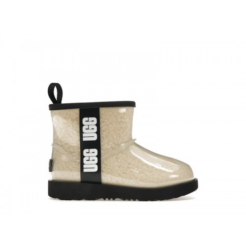 UGG Classic Clear Mini II Boot Natural Black (Kids) - детская сетка размеров