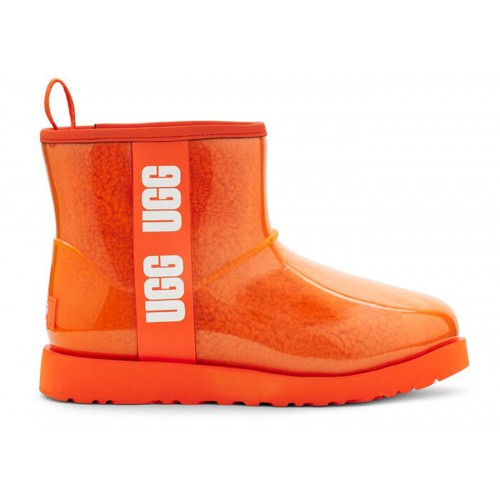 UGG Classic Clear Mini II Boot Orange Soda (Kids) - детская сетка размеров