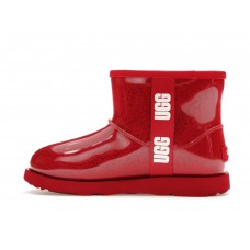 Детские UGG Classic Clear Mini II Boot Samba Red (Kids)