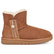 Женские UGG Bailey Zip Mini Boot Chestnut (W)