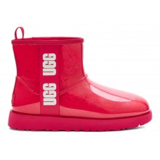 Женские UGG Classic Clear Mini Boot Hibiscus Pink (W)