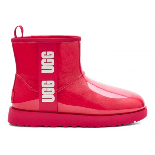 UGG Classic Clear Mini Boot Hibiscus Pink (W) - женская сетка размеров