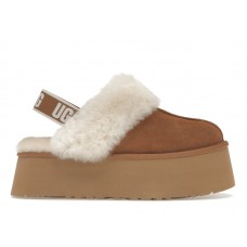 Женские тапки UGG Funkette Slipper Chestnut (W)