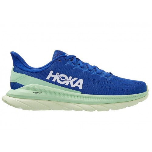 Кроссы Hoka One One Mach 4 Dazzling Blue - мужская сетка размеров