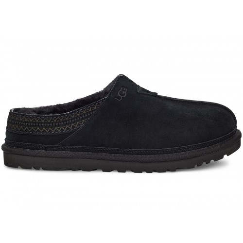 UGG Neuman Slipper Black - мужская сетка размеров