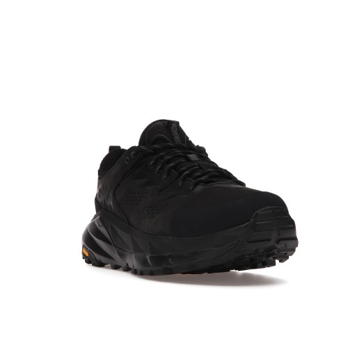 Кроссы Hoka One One Kaha Low Gore-Tex Black Charcoal Grey - мужская сетка размеров