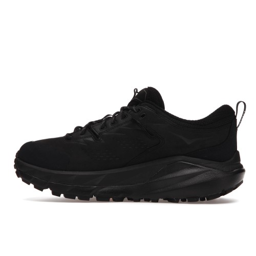 Кроссы Hoka One One Kaha Low Gore-Tex Black Charcoal Grey - мужская сетка размеров